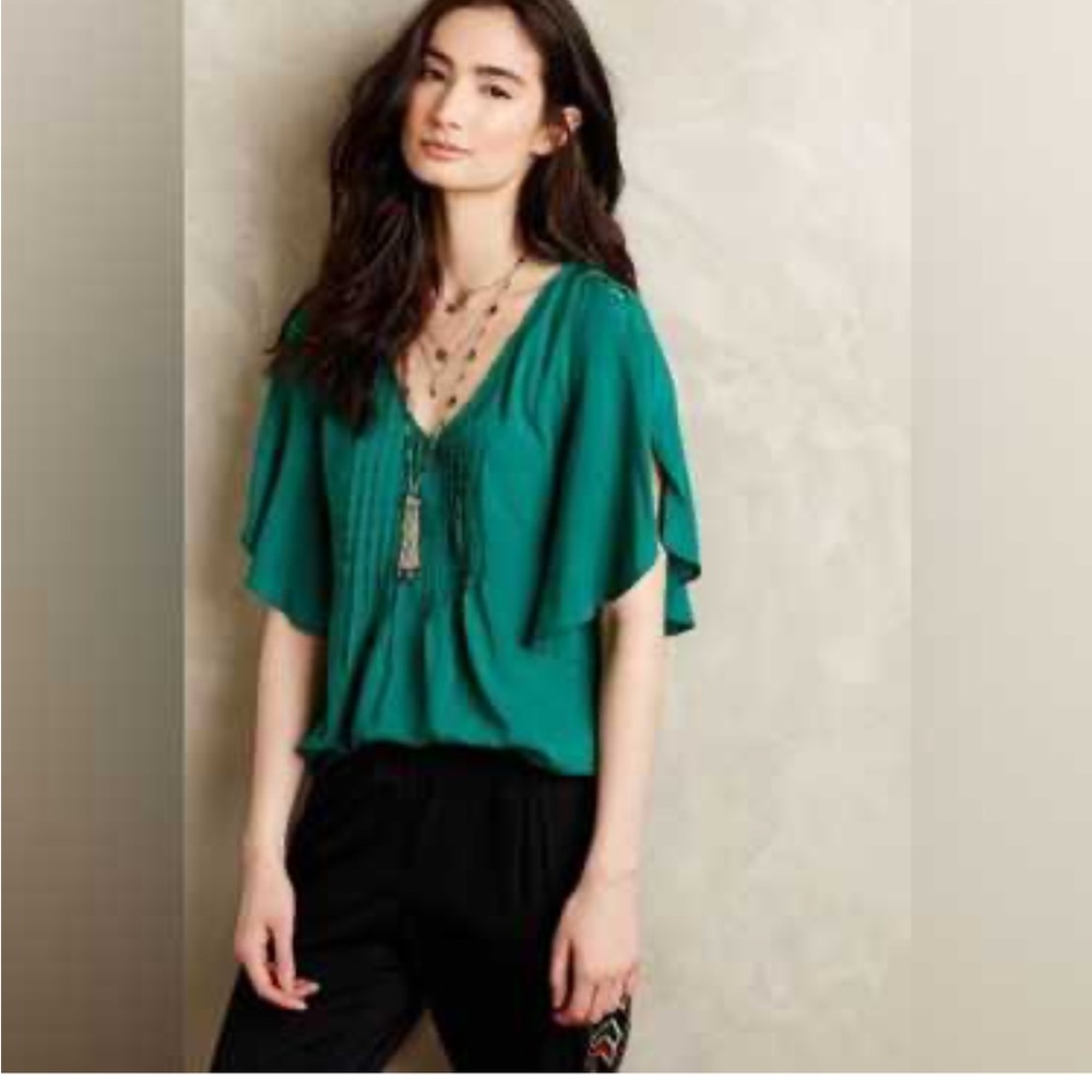 Maeve Teal Blouse 8
